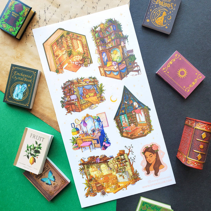 Dreamer’s Dwellings Sticker Sheet