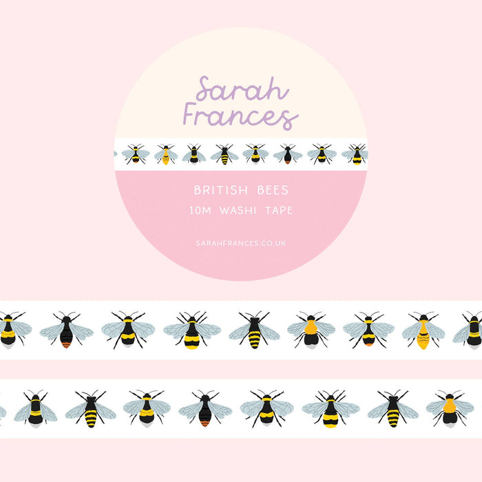 British Bees Washi Tape