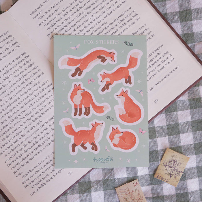 Foxes Sticker Sheet