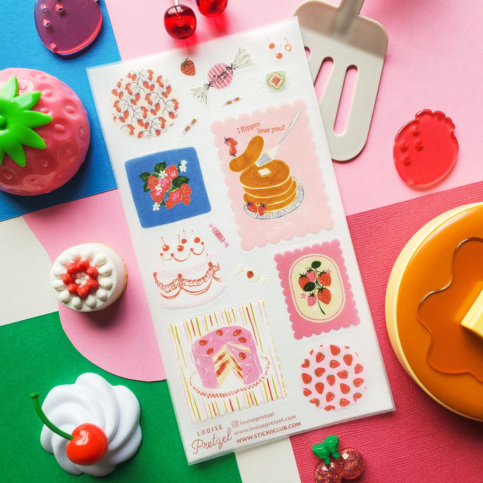 Flippin’ Berry Sweet Sticker Sheet