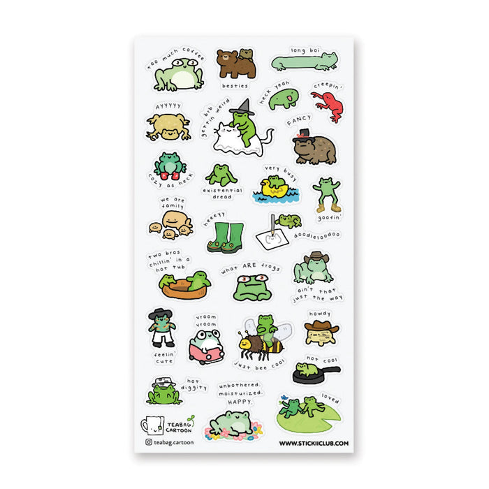 What ARE Frogs? Sticker Sheet