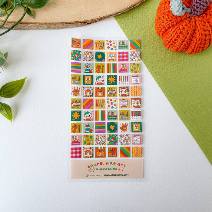 Artsy Things - Sticker Sheet