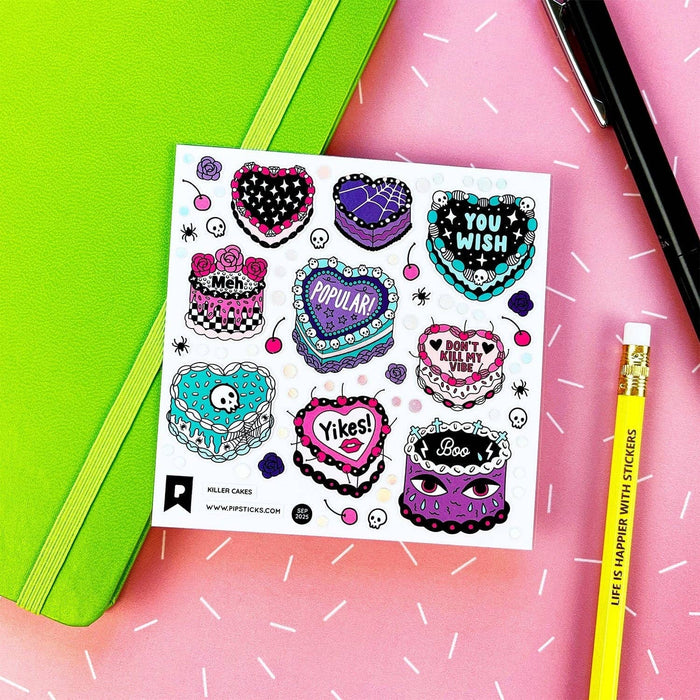 Killer Cakes Stickers