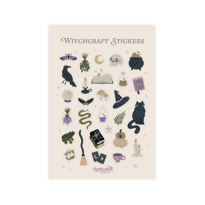 Witchcraft A5 Sticker Sheet