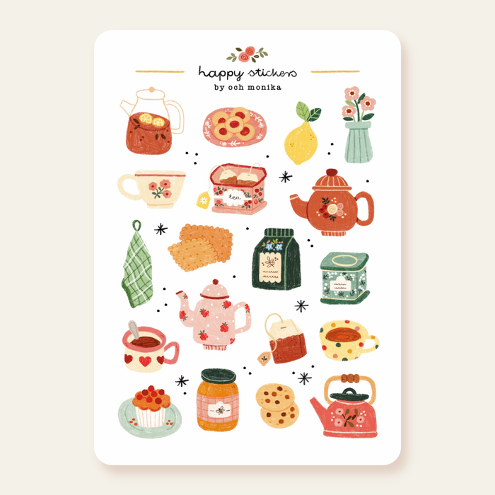 Tea Time - Sticker Sheet