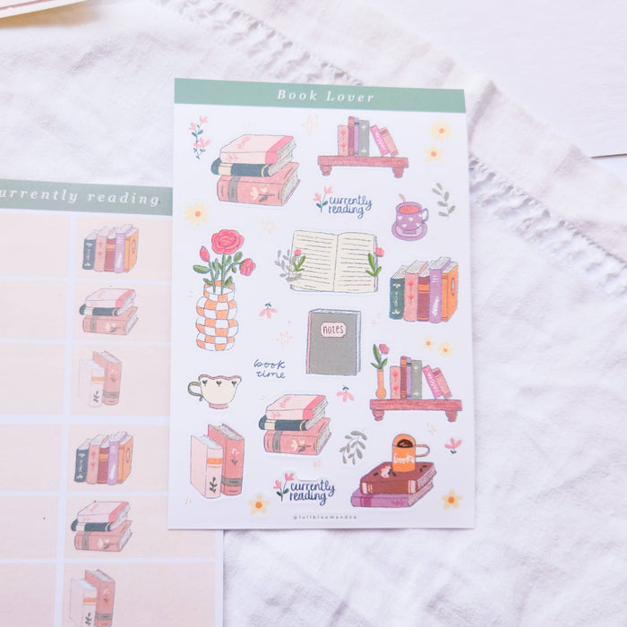 Book Lover Sticker Sheet