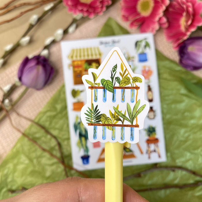 Herbalist Flower Shop Sticker Sheet