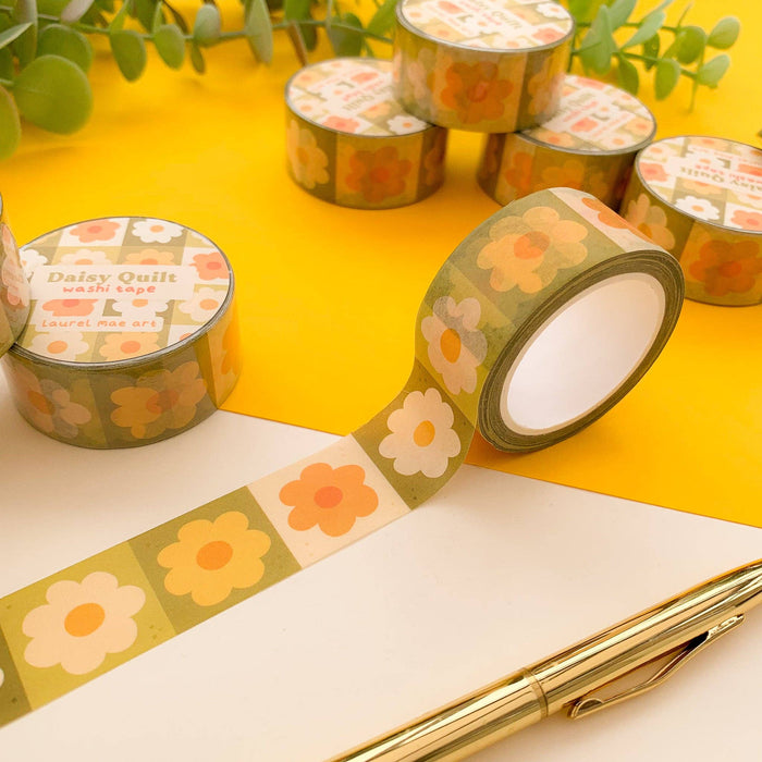 Daisy Quilt - Chunky Washi Tape
