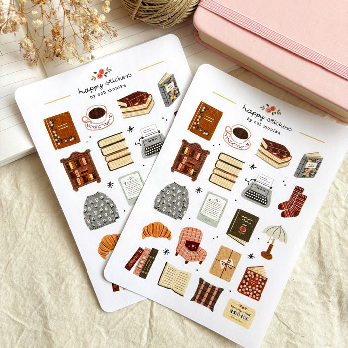 Bookish Corner - Sticker Sheet