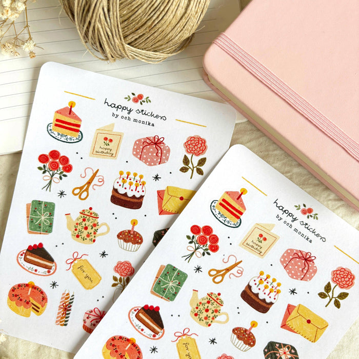 Sweet Birthday - Sticker Sheet