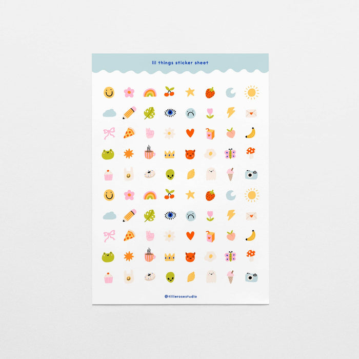 Lil Things Clear Sticker Sheet