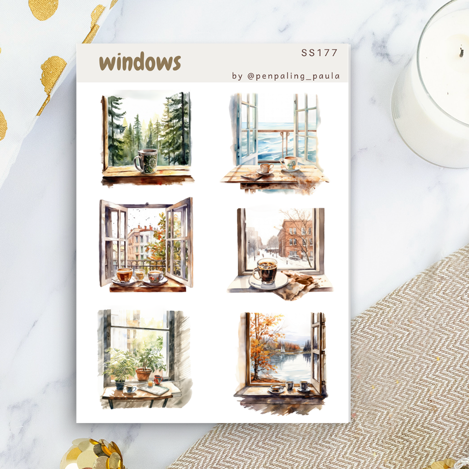 Windows - Sticker Sheet — WashiGang