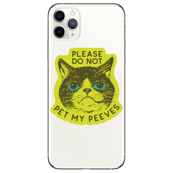 Do Not Pet My Peeves Vinyl Sticker