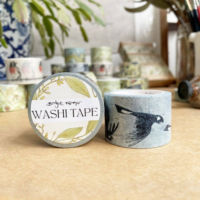 Black Cockatoos Washi Tape - 30mm