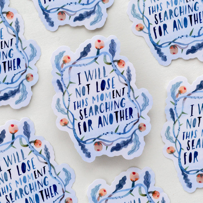 Vinyl Sticker — Moment