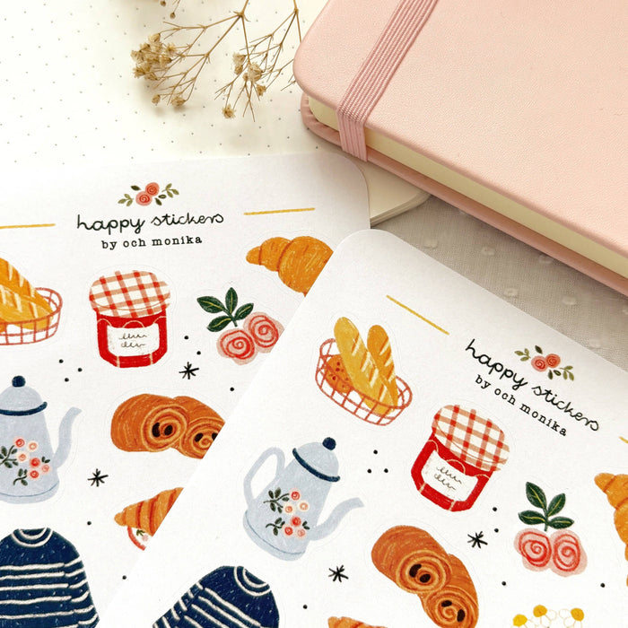 French Breakfast - Sticker Sheet