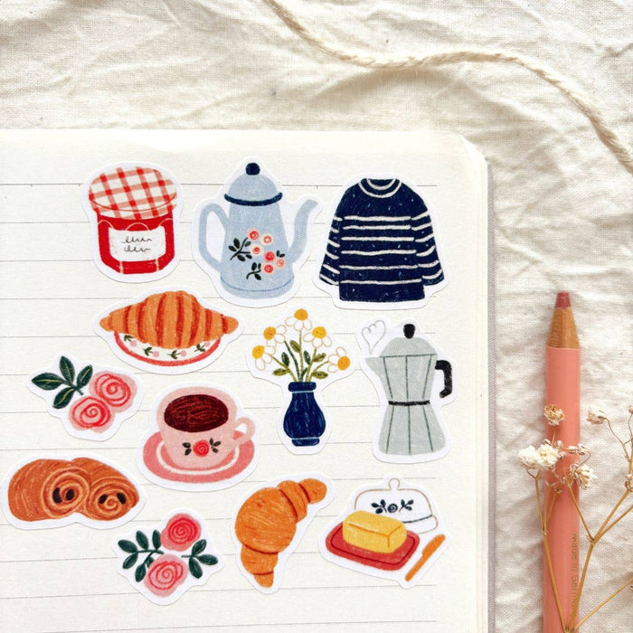 French Breakfast - Sticker Sheet