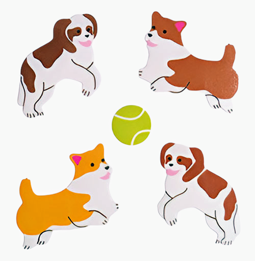 Glossy Stickers - Fetch