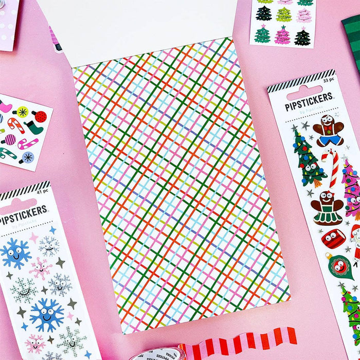 Charming Christmas Sticker Paper Scrap Pad