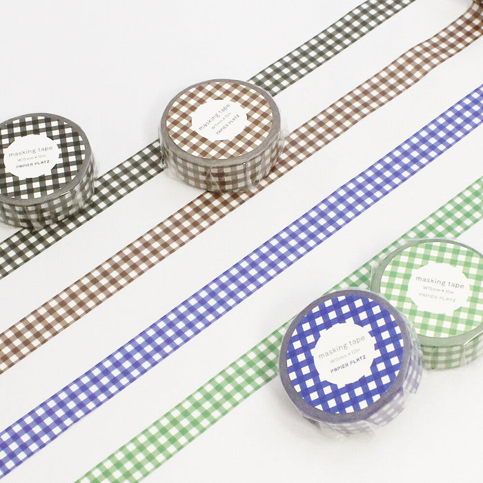 Gingham Check Washi Tape - 4 Colours