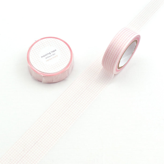 Pastel Grid Washi Tape - 6 Colours