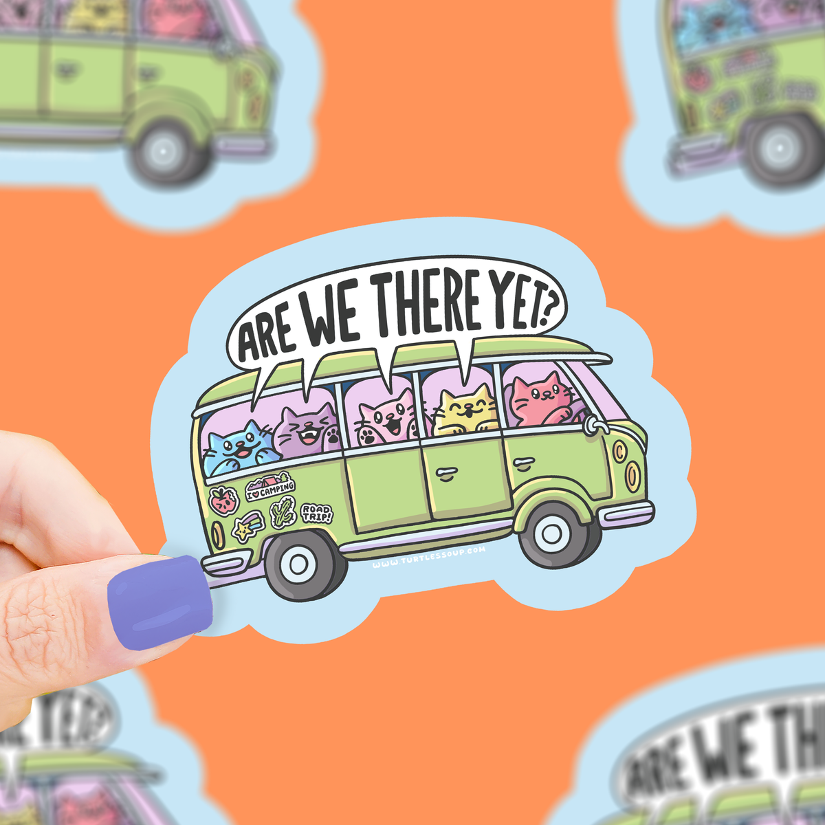 Are We There Yet? Vinyl Sticker — WashiGang
