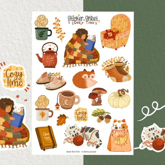 Cozy Time Sticker Sheet