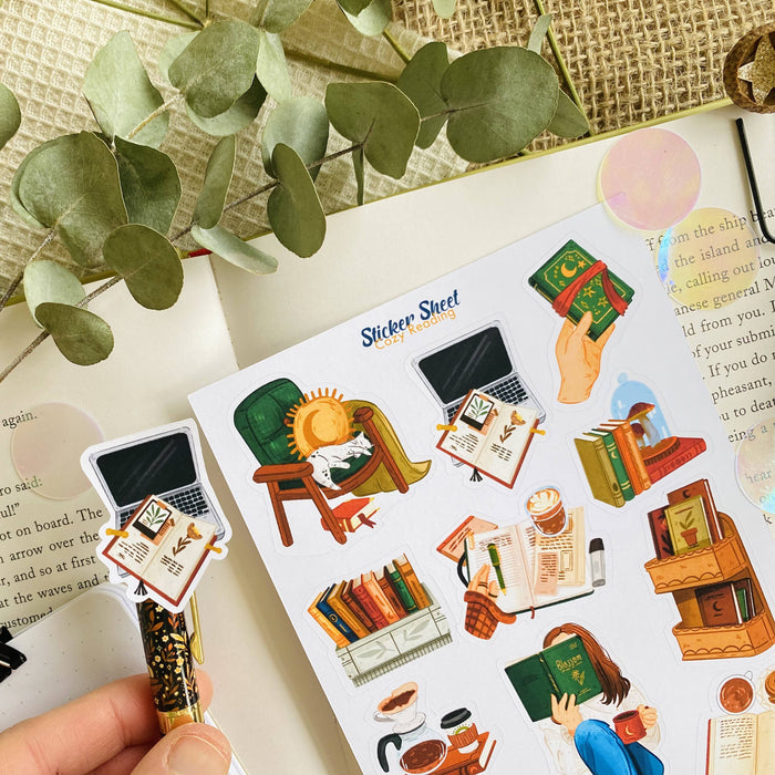 Cozy Reading Sticker Sheet