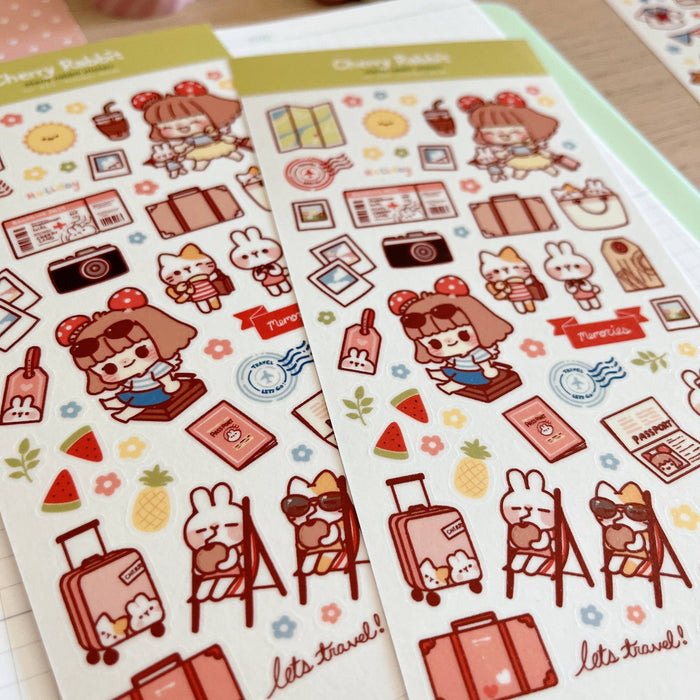 Holiday Mode Washi Sticker Sheet (Updated Version)
