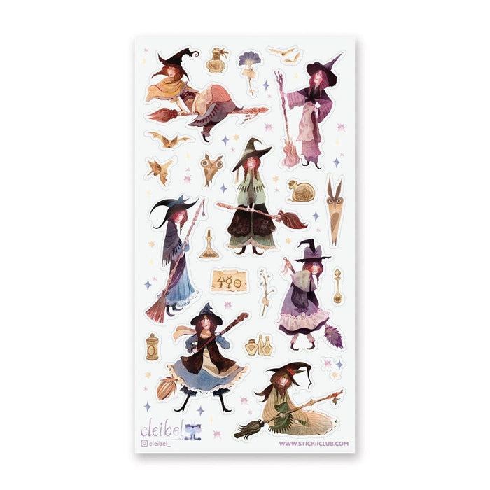 Charming Spell Sisters Sticker Sheet