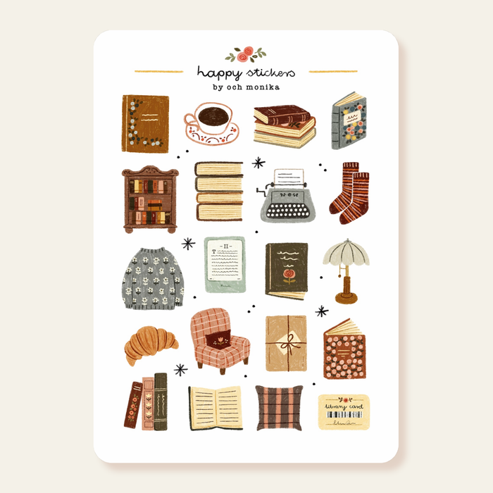 Bookish Corner - Sticker Sheet