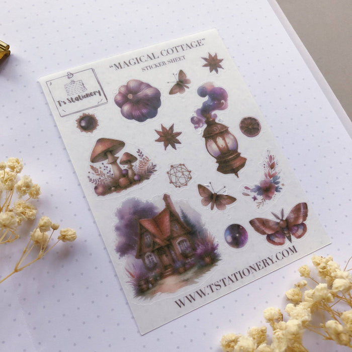 Magical Cottage Mini Washi Sticker Sheet