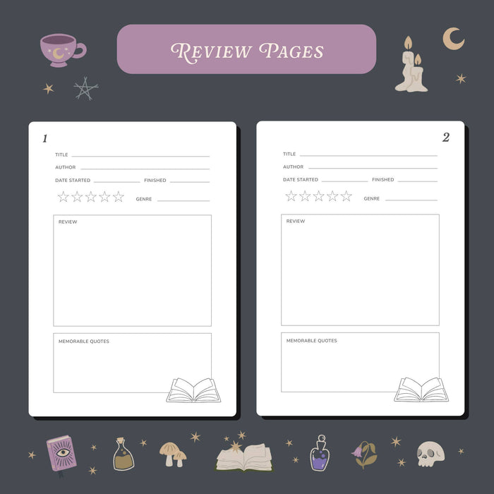 Whimsy Witch Reading Journal