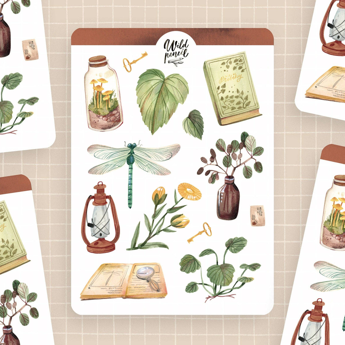 Sticker Sheet — Botanica — WashiGang