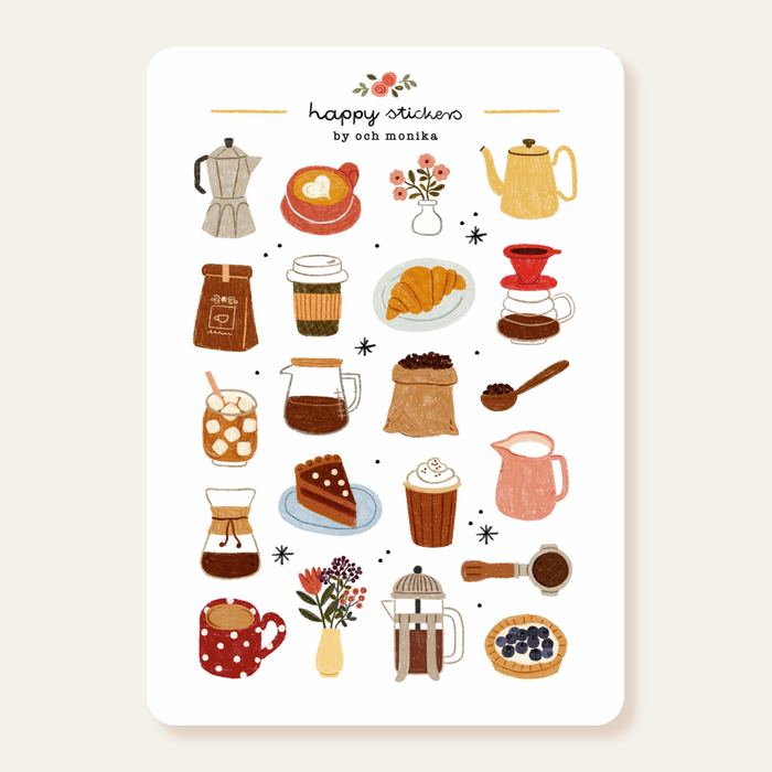 Coffee Time - Sticker Sheet