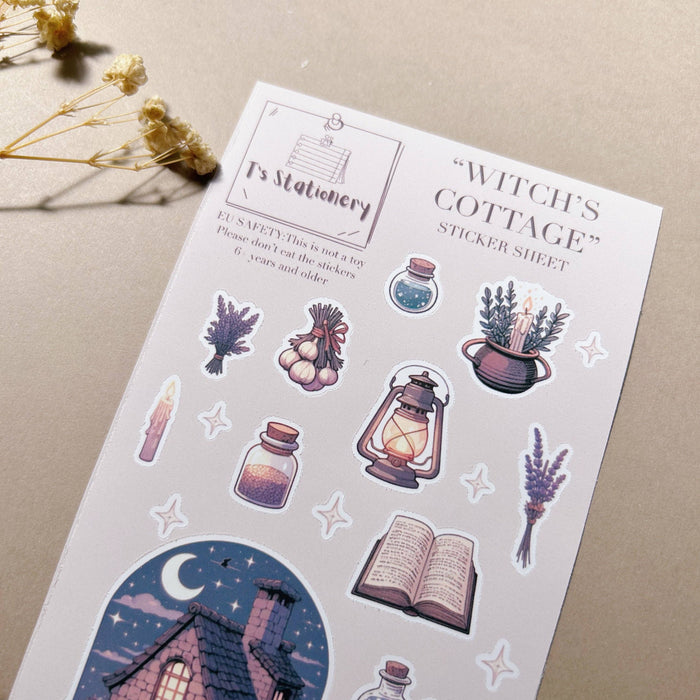 Witch's Cottage Sticker Sheet
