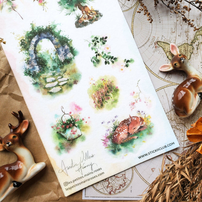 Dreamy Spring Garden Sticker Sheet