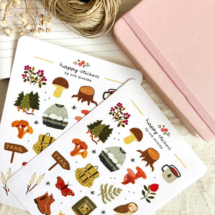 Forest Walks - Sticker Sheet