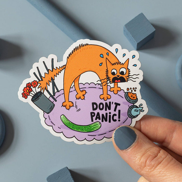 Don't Panic Vinyl Sticker