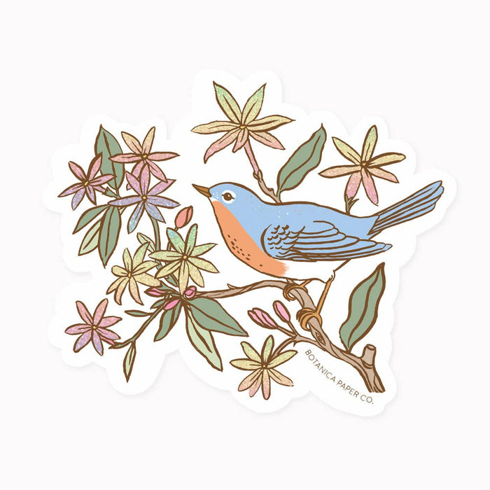Bluebird Glossy Vinyl Sticker