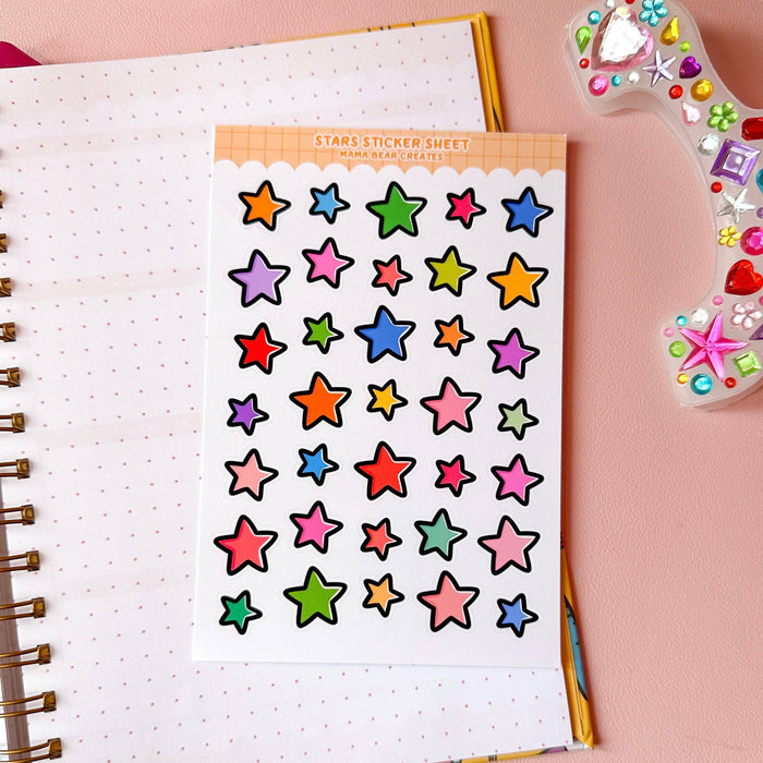 Stars Sticker Sheet
