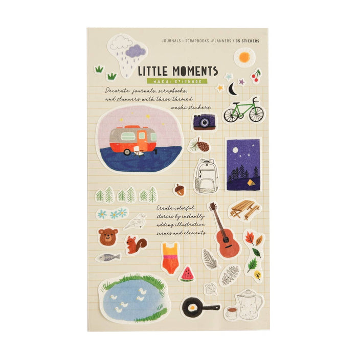 Outdoor Adventure Little Moments Washi Stickers