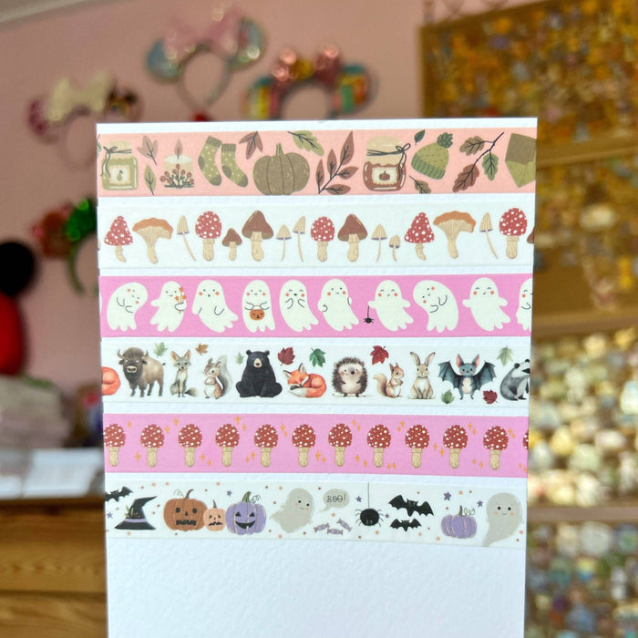 Pink Ghosts Washi Tape