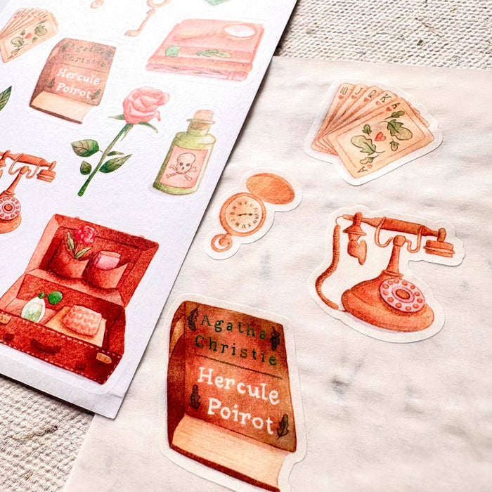 Sticker Sheet - Cozy Mystery