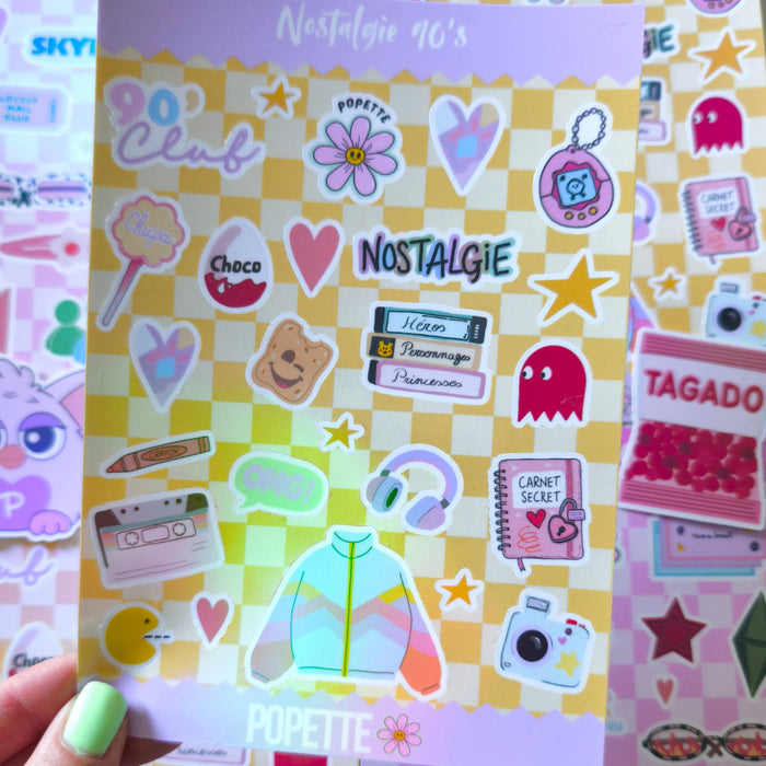 90s Nostalgia Sticker Sheet