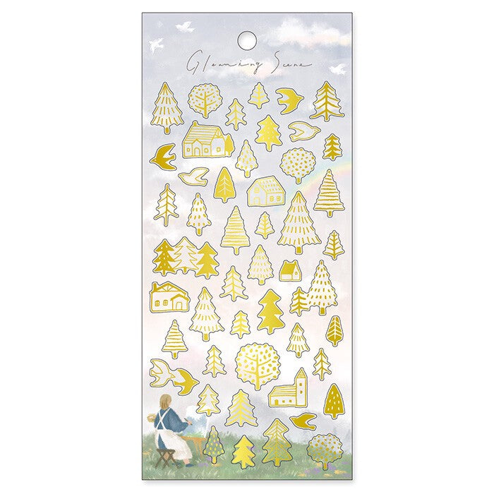 Mind Wave 'Gleaming Scene' Stickers - Forest