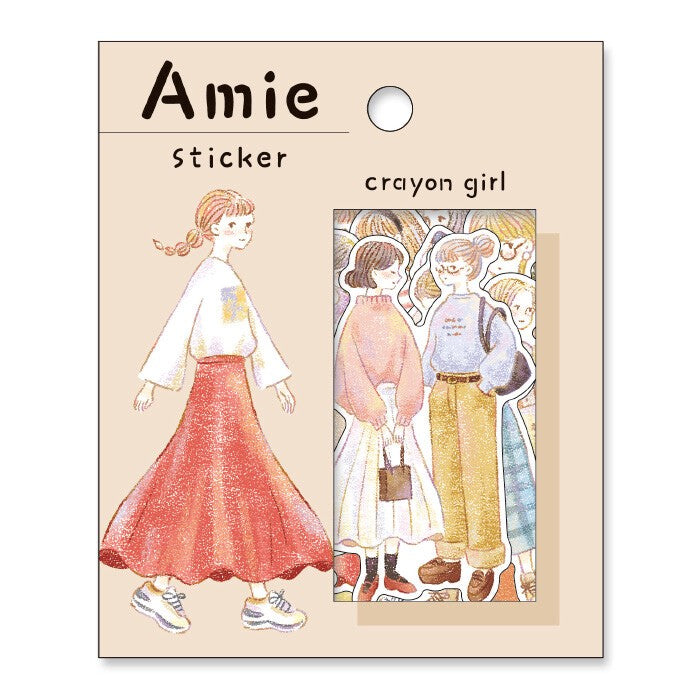 Mind Wave 'Amie' Stickers - Crayon Girl