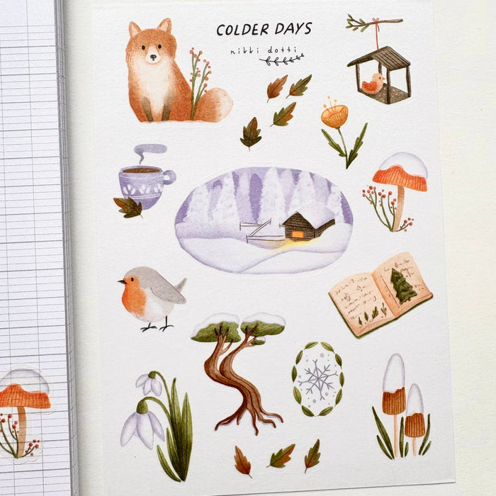 Sticker Sheet - Colder Days