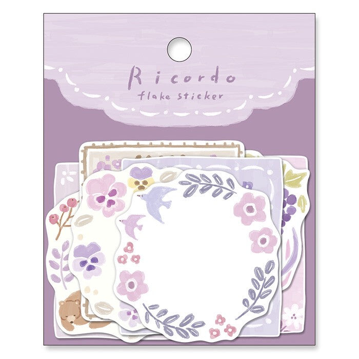 Mind Wave 'Ricordo' Series Flake Stickers - Purple
