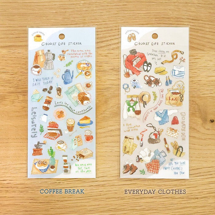 Mind Wave 'Choosy Life' Series Stickers - Coffee Break
